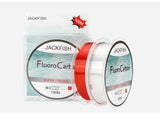 JACKFISH 100M Fluorocarbon Fishing Line  red/clear two colors 4-32LB Carbon Fiber Leader Line  fly fishing line pesca