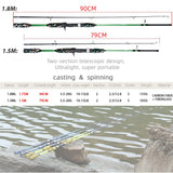 Ultralight carbon fishing rod spinning fly