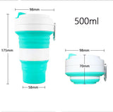 550ML Folding coffee cup