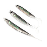 5Pcs/lot Fishing Soft Bait 7CM 7.5CM 1.7G 2.3G 2.7G
