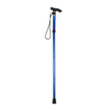 T-handle telescopic walking stick