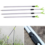 Fishing rod pole rack holder