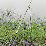 Fishing rod pole rack holder