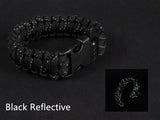 24.5cm Bracelet from reflective paracord