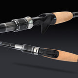 Travel set from fishing rod made from carbon in comfortable bag
