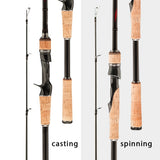 Obei HURRICANE 3 section baitcasting fishing rod