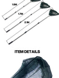 Aluminum Alloy 150/170/210cm Retractable Fishing Net Telescoping Foldable