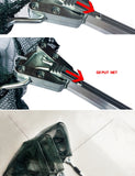 Aluminum Alloy 150/170/210cm Retractable Fishing Net Telescoping Foldable