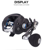 DEUKIO Bait fishing reel 4+1BB gear ratio 7.2:1 double line cup