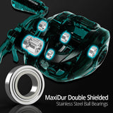 KastKing Crixus super light baitcasting fishing reel with magnetic brake system 8KG drag power