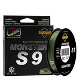 SeaKnight Monster S9 300M PE fishing line 9 strand reverse spiral tech multifilament