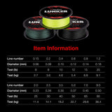 Piscifun Lunker 274M PE fiber multifilament braided fishing line 0.06-0.5mm 4 strands 6-80lb