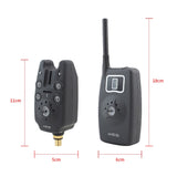 Wireless fishing bite alarm 1+4 set with 4pcs illuminated swinger in  EVA case for carp fishing B1203S