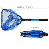 Fish Landing Foldable Collapsible Telescopic Pole Handle Durable Nylon Material Mesh