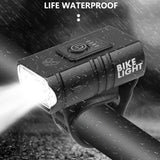 T6 LED Bicycle Light 10W 800LM USB Rechargeable
