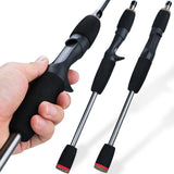 Sougayilang 1.7m Fishing Rod 5 Section Spinning And Casting Fishing