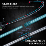 Sougayilang 1.7m Fishing Rod 5 Section Spinning And Casting Fishing
