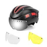 PROMEND Bicycle Helmet LED Light Rechargeable Intergrally