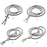 Necklace chain from beads