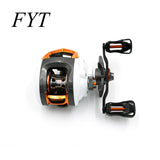 12 + 1 Bearings left / right hand baitcasting fishing reel with magnetic brake system